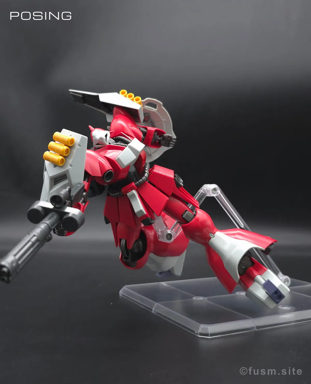HGUC ヤクト・ドーガ(クェス・エア専用機) レビュー ポージング 07