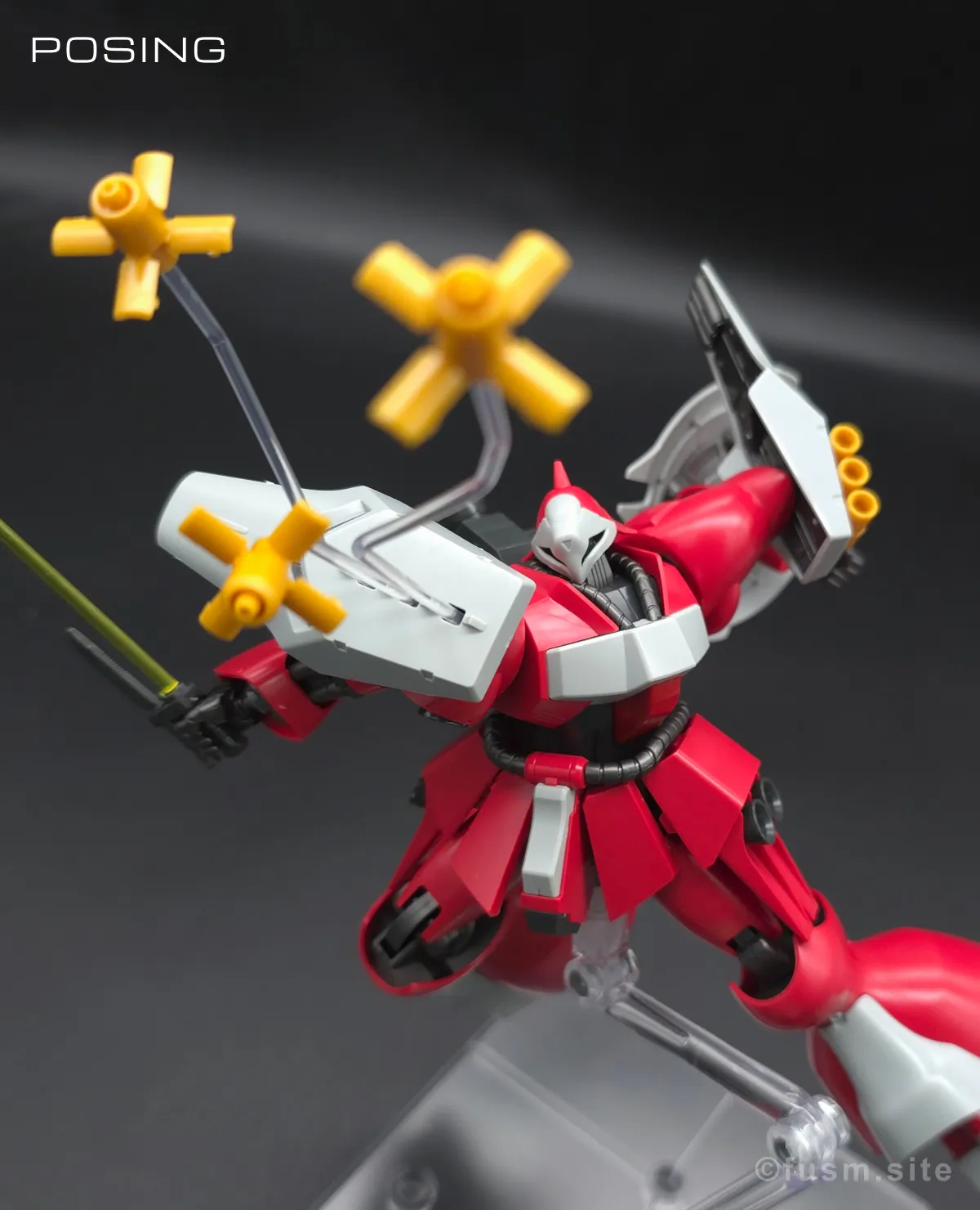 HGUC ヤクト・ドーガ(クェス・エア専用機) レビュー ポージング 12