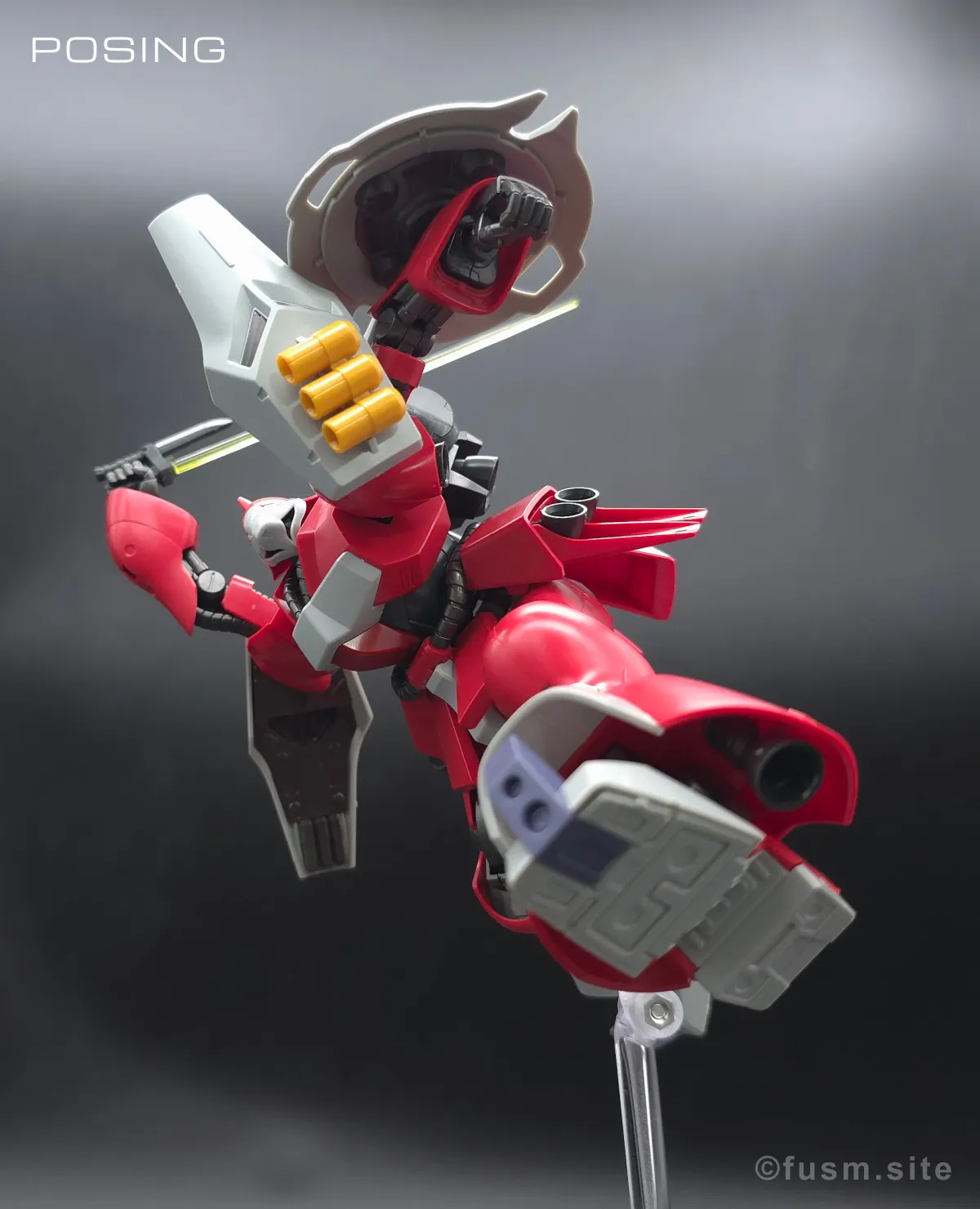 HGUC ヤクト・ドーガ(クェス・エア専用機) レビュー ポージング 13