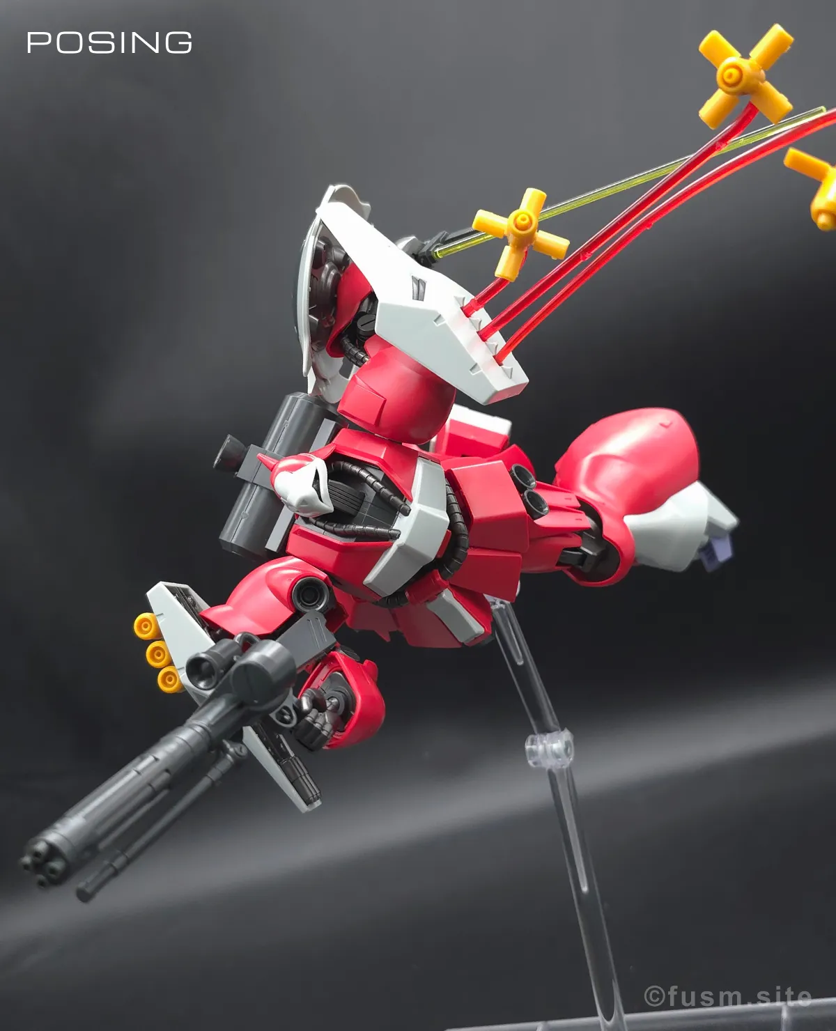 HGUC ヤクト・ドーガ(クェス・エア専用機) レビュー ポージング 16