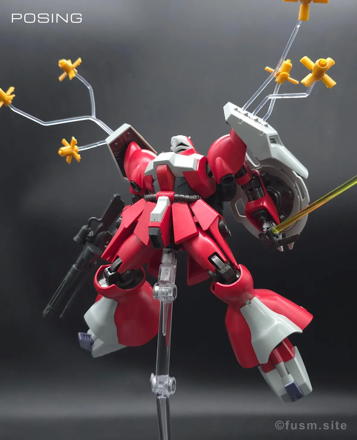 HGUC ヤクト・ドーガ(クェス・エア専用機) レビュー ポージング 18