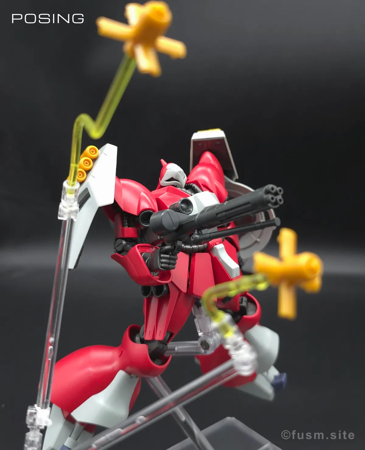 HGUC ヤクト・ドーガ(クェス・エア専用機) レビュー ポージング 19