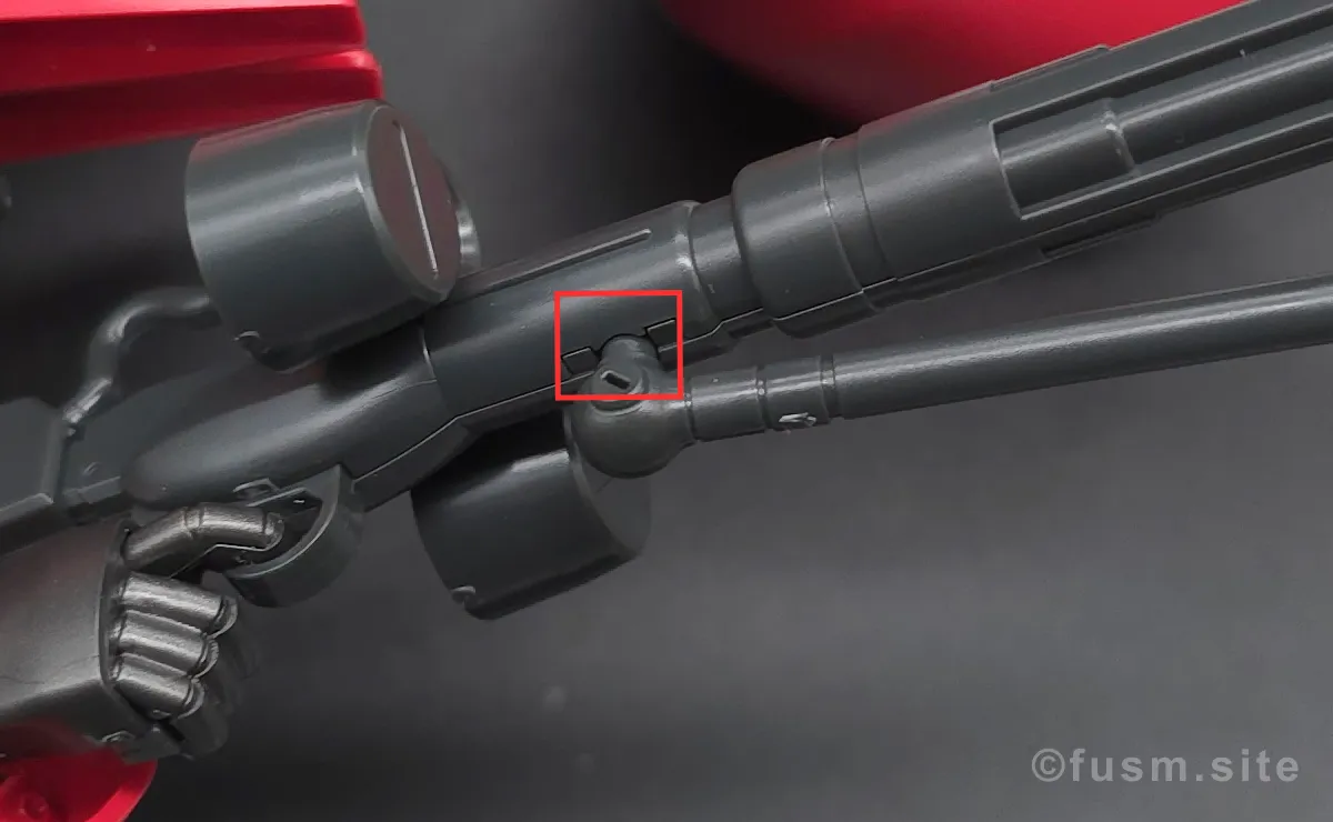 HGUC ヤクト・ドーガ(クェス・エア専用機) レビュー 耐久力が弱い箇所 05