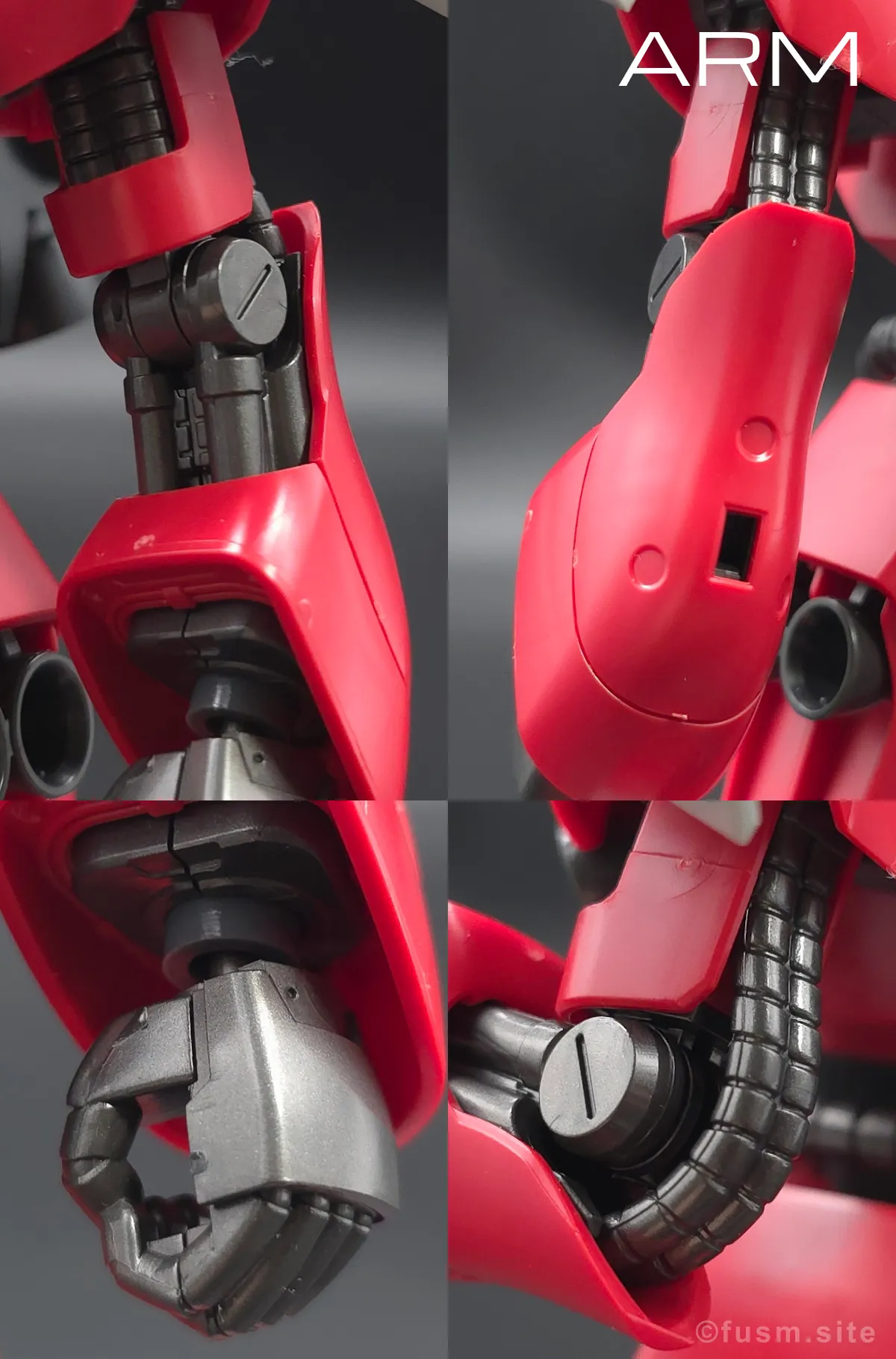 HGUC ヤクト・ドーガ(クェス・エア専用機) レビュー 肩ディテール 01