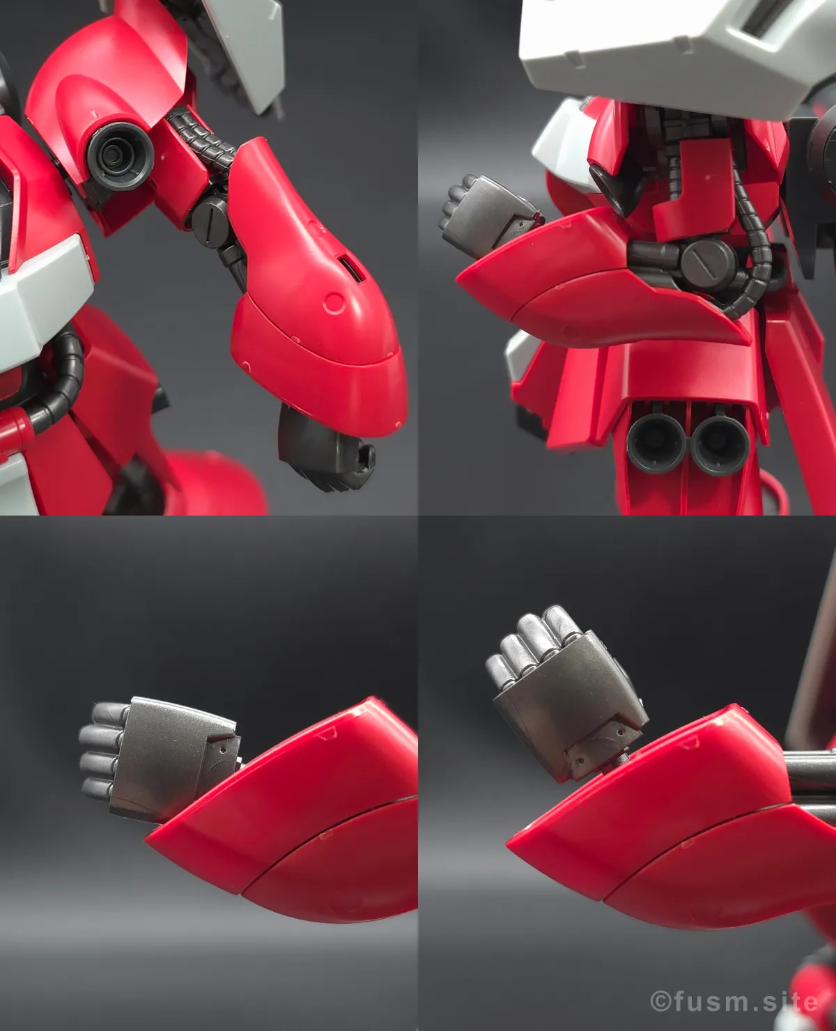 HGUC ヤクト・ドーガ(クェス・エア専用機) レビュー 肩ディテール 可動域 01