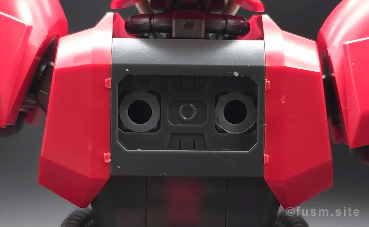 HGUC ヤクト・ドーガ(クェス・エア専用機) レビュー 胴体ディテール 1