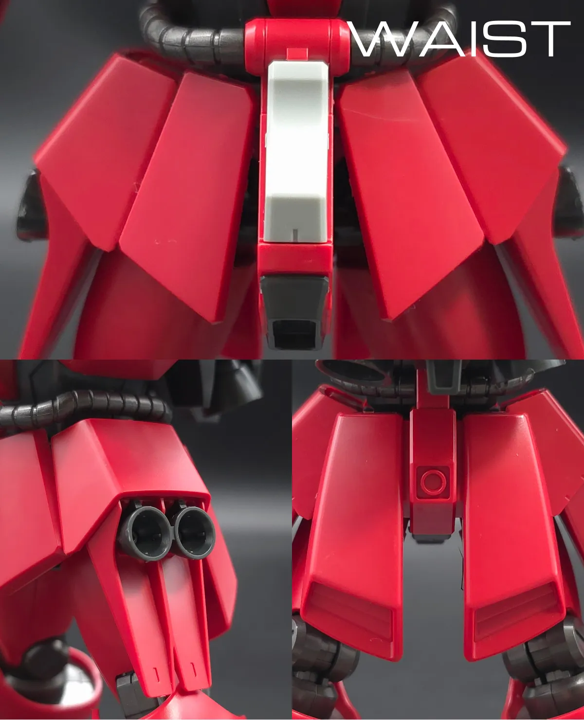 HGUC ヤクト・ドーガ(クェス・エア専用機) レビュー 胴体ディテール 02