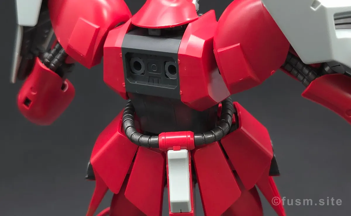 HGUC ヤクト・ドーガ(クェス・エア専用機) レビュー 胴体ディテール 可動域 02