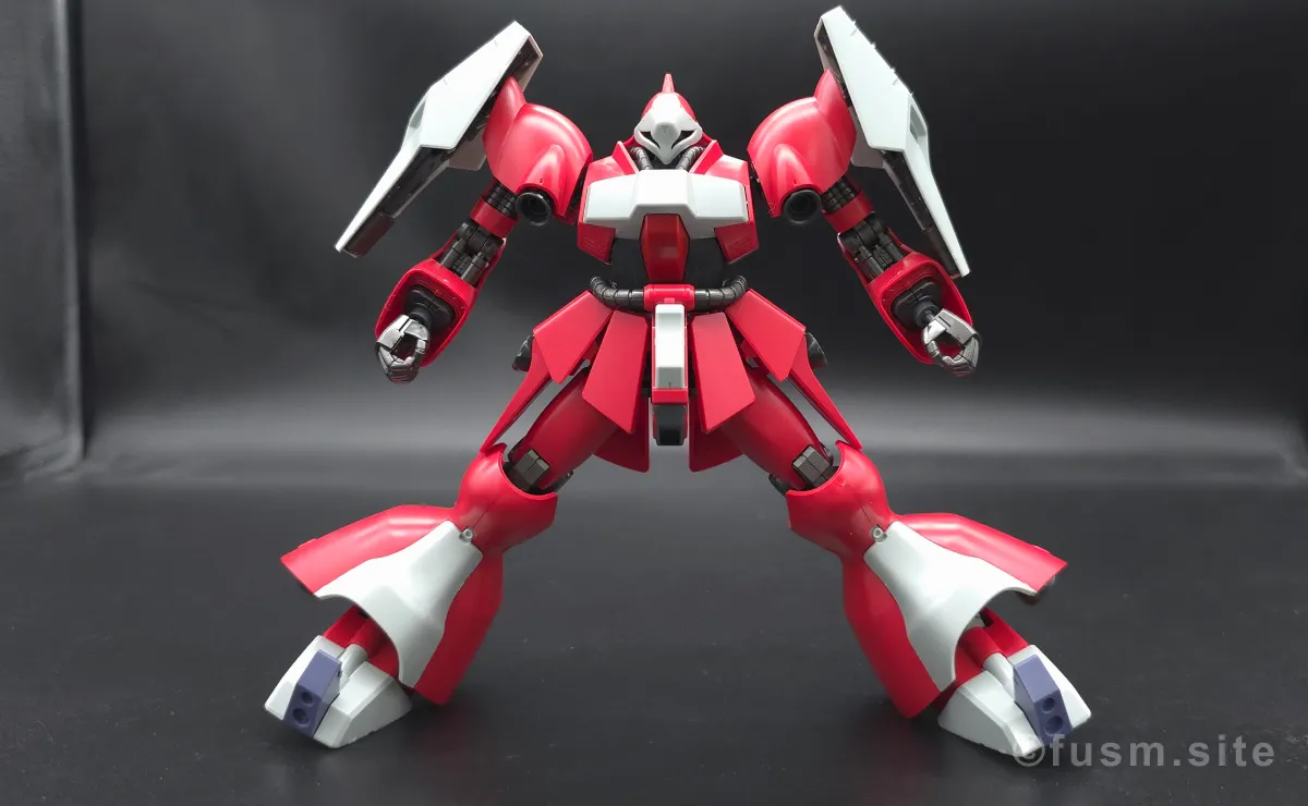 HGUC ヤクト・ドーガ(クェス・エア専用機) レビュー 胴体ディテール 可動域 03