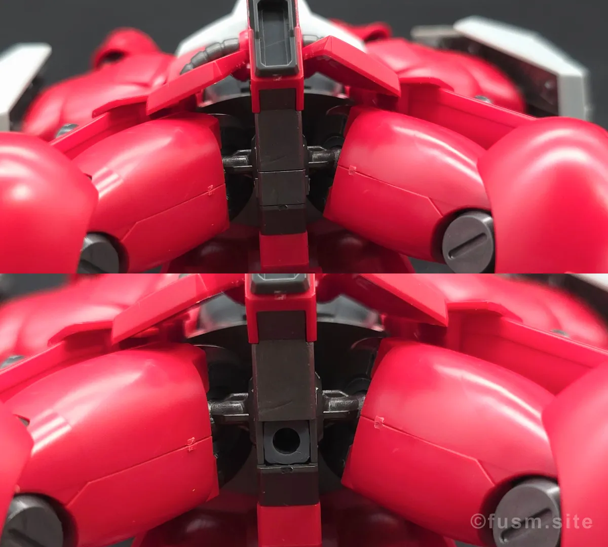 HGUC ヤクト・ドーガ(クェス・エア専用機) レビュー 脚部ディテール 04