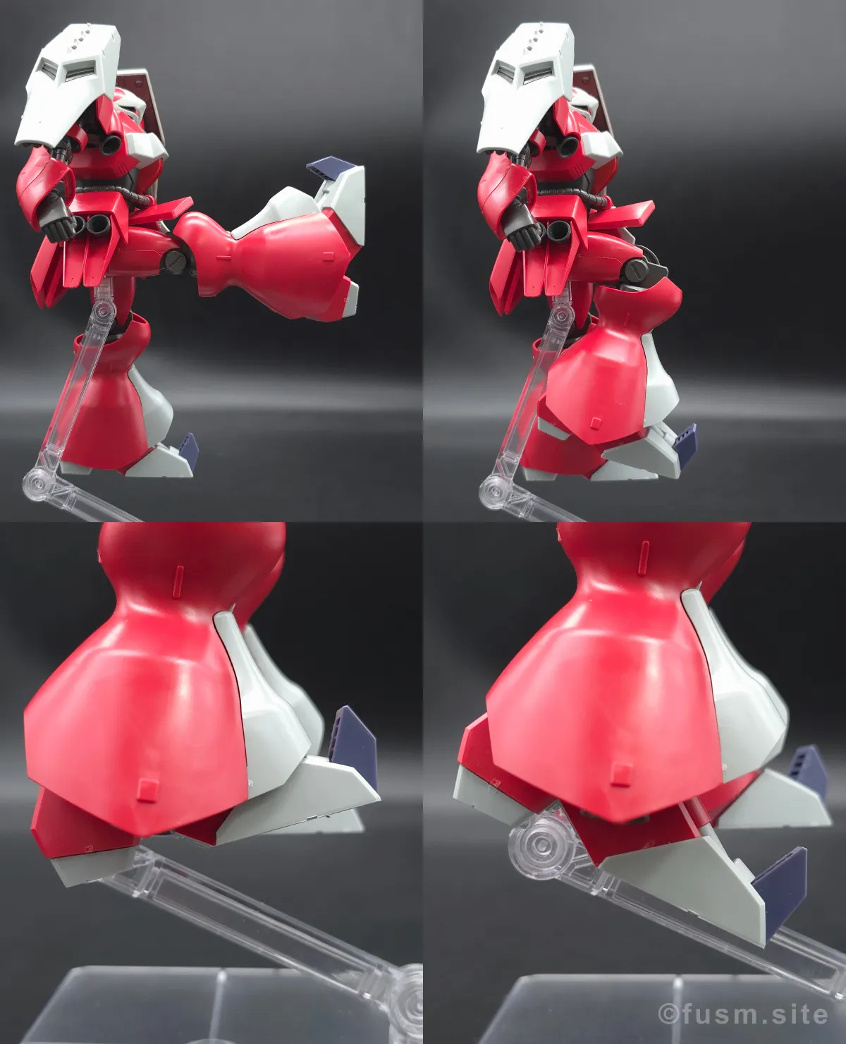 HGUC ヤクト・ドーガ(クェス・エア専用機) レビュー 脚部ディテール 可動域 01