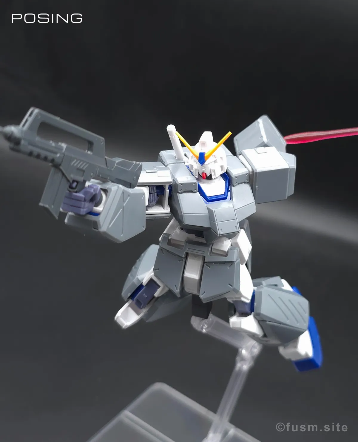 HGUC ガンダム NT-1[アレックス] レビュー ポージング 07