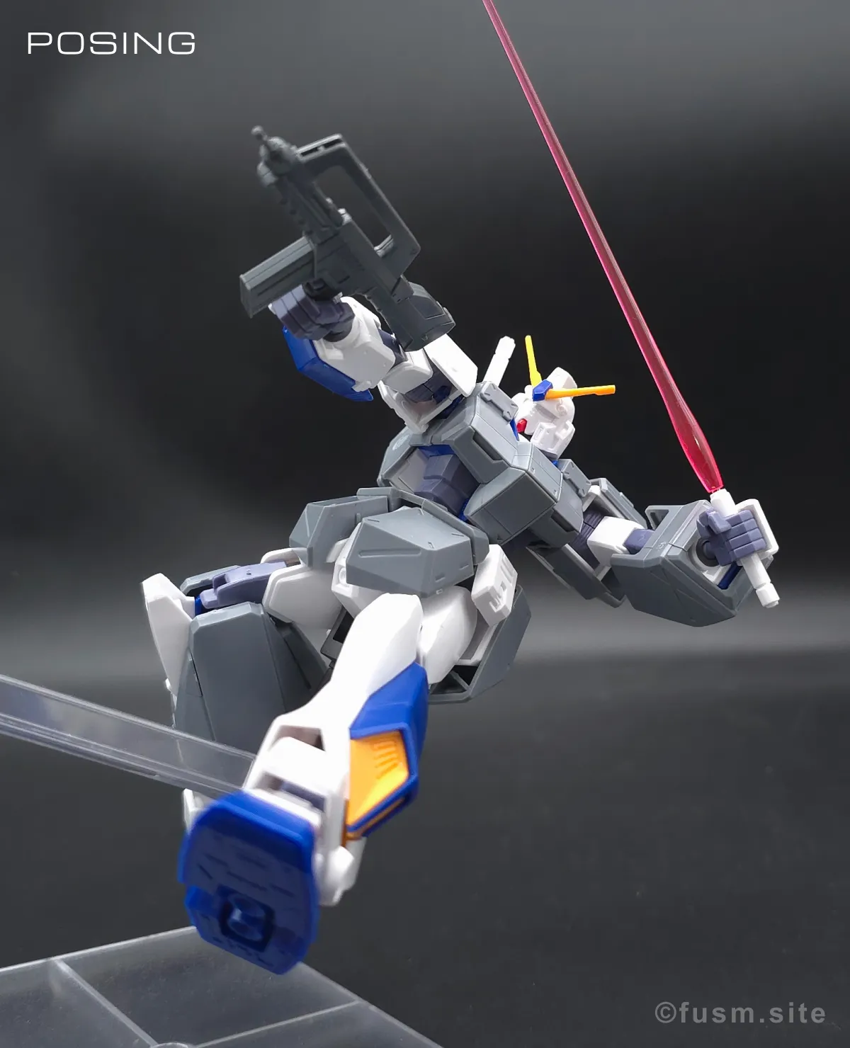 HGUC ガンダム NT-1[アレックス] レビュー ポージング 10