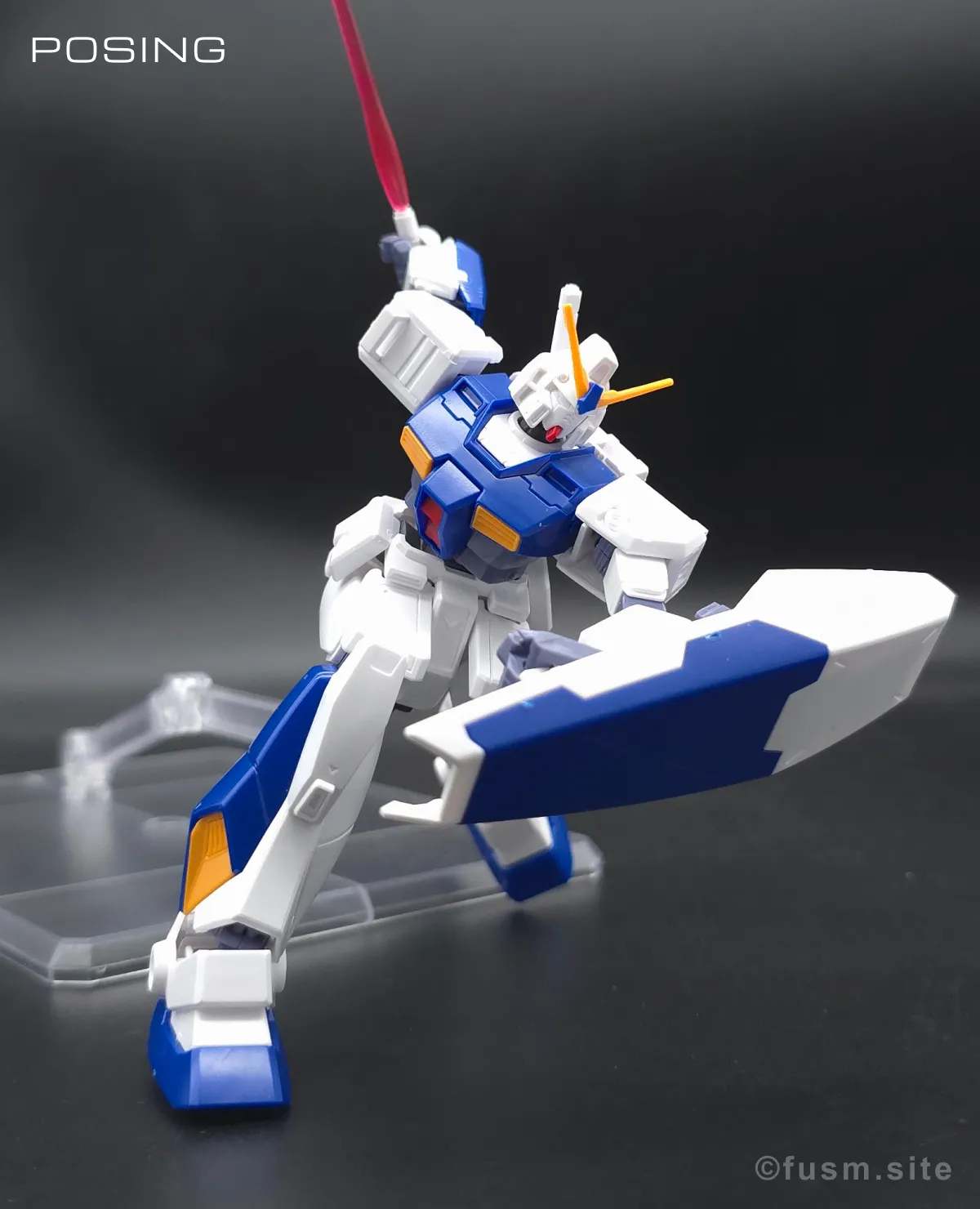 HGUC ガンダム NT-1[アレックス] レビュー ポージング 11