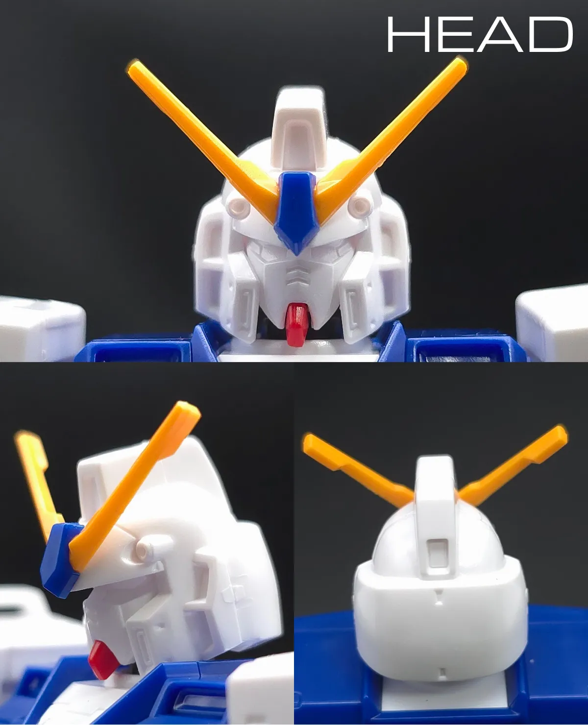 HGUC ガンダム NT-1[アレックス] レビュー 頭部ディテール 01