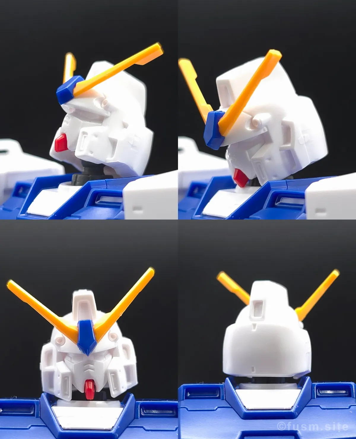 HGUC ガンダム NT-1[アレックス] レビュー 頭部ディテール 可動域 01