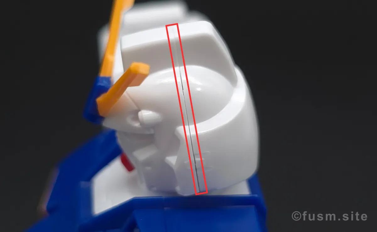 HGUC ガンダム NT-1[アレックス] レビュー 頭部ディテール 01