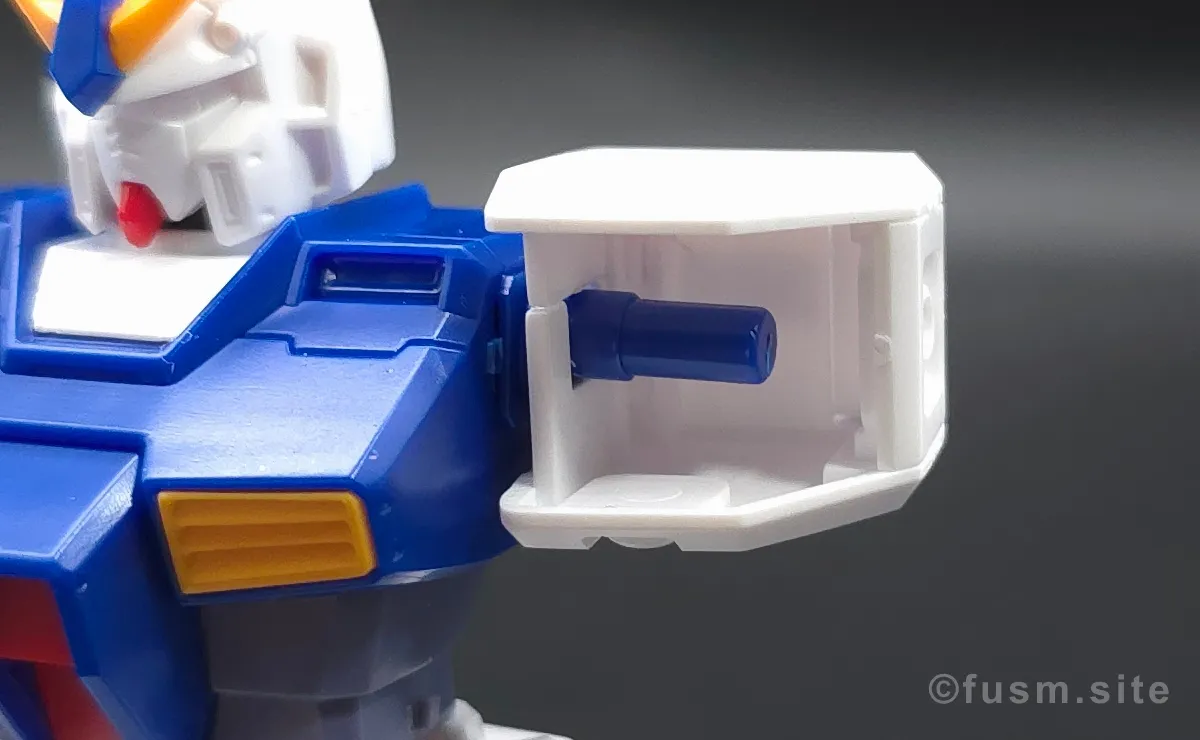 HGUC ガンダム NT-1[アレックス] レビュー 肩ディテール 可動域 02