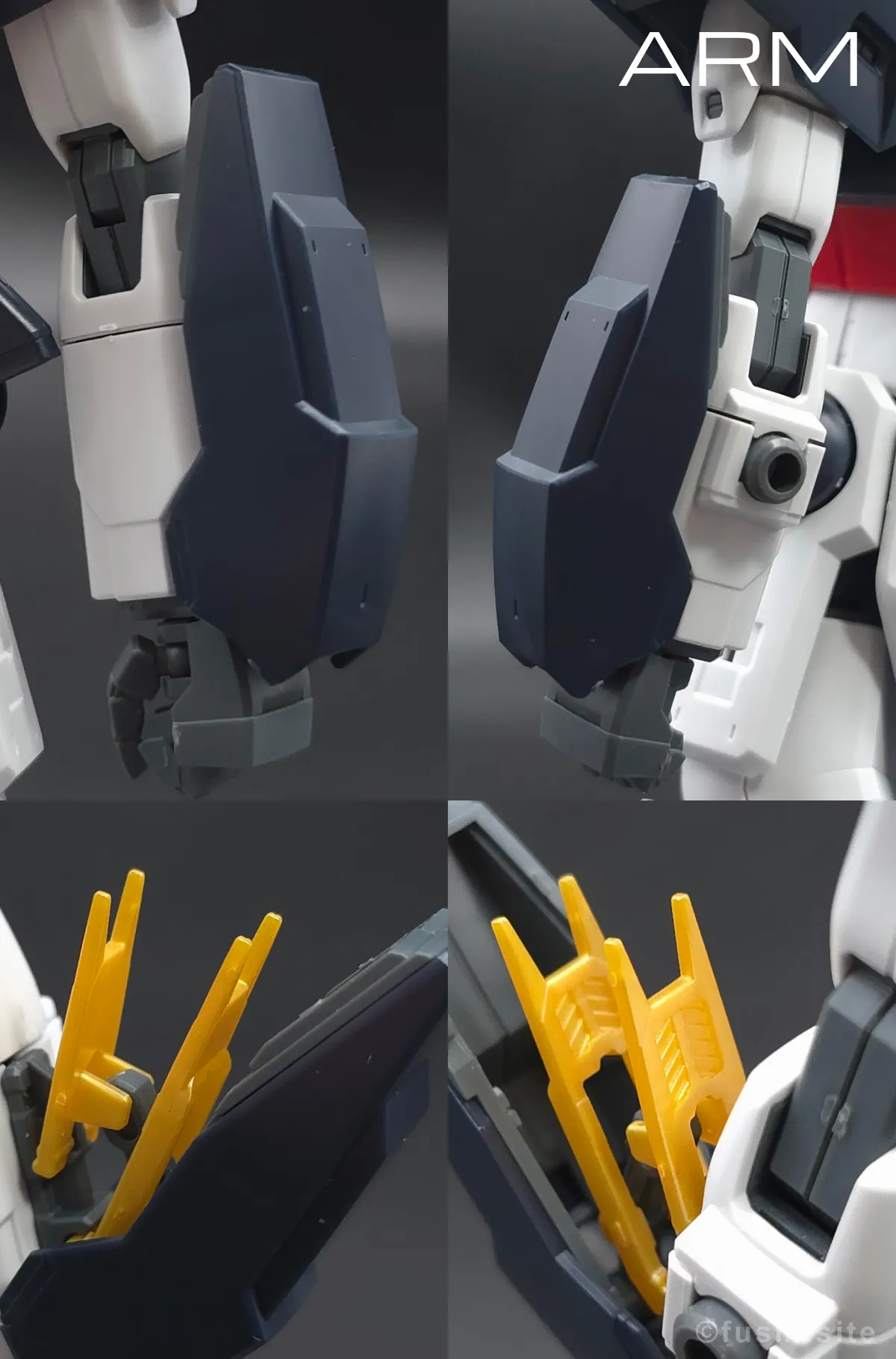 MG ガンダムダブルエックス レビュー 腕部ディテール 01