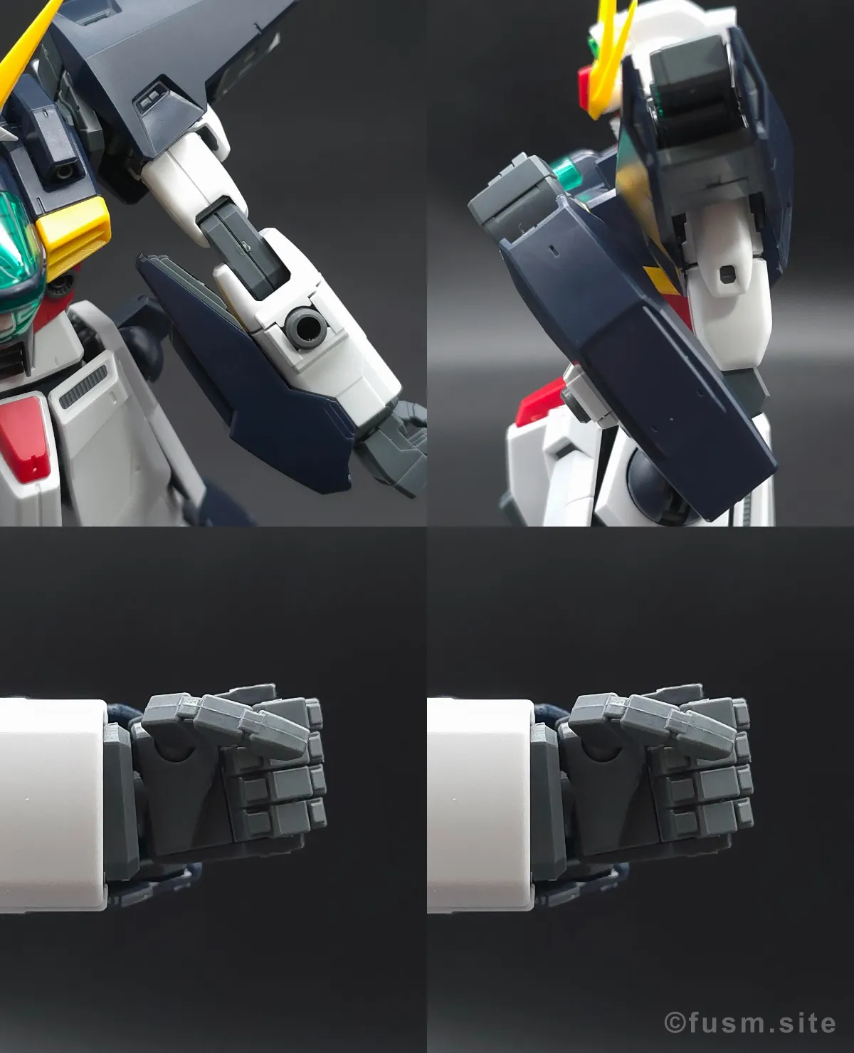 MG ガンダムダブルエックス レビュー 腕部ディテール 可動域 01