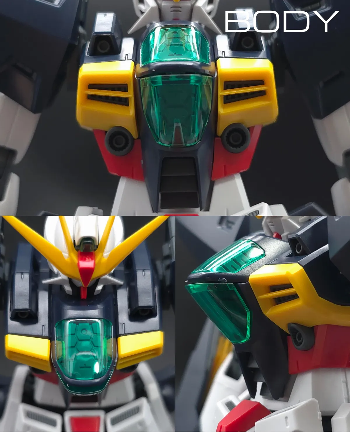 MG ガンダムダブルエックス レビュー 胴体ディテール 01