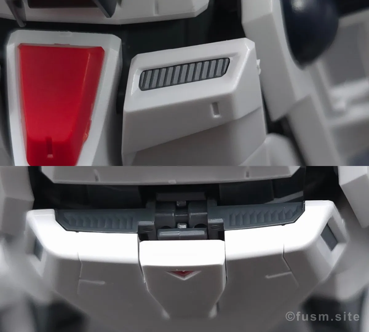 MG ガンダムダブルエックス レビュー 胴体ディテール 04