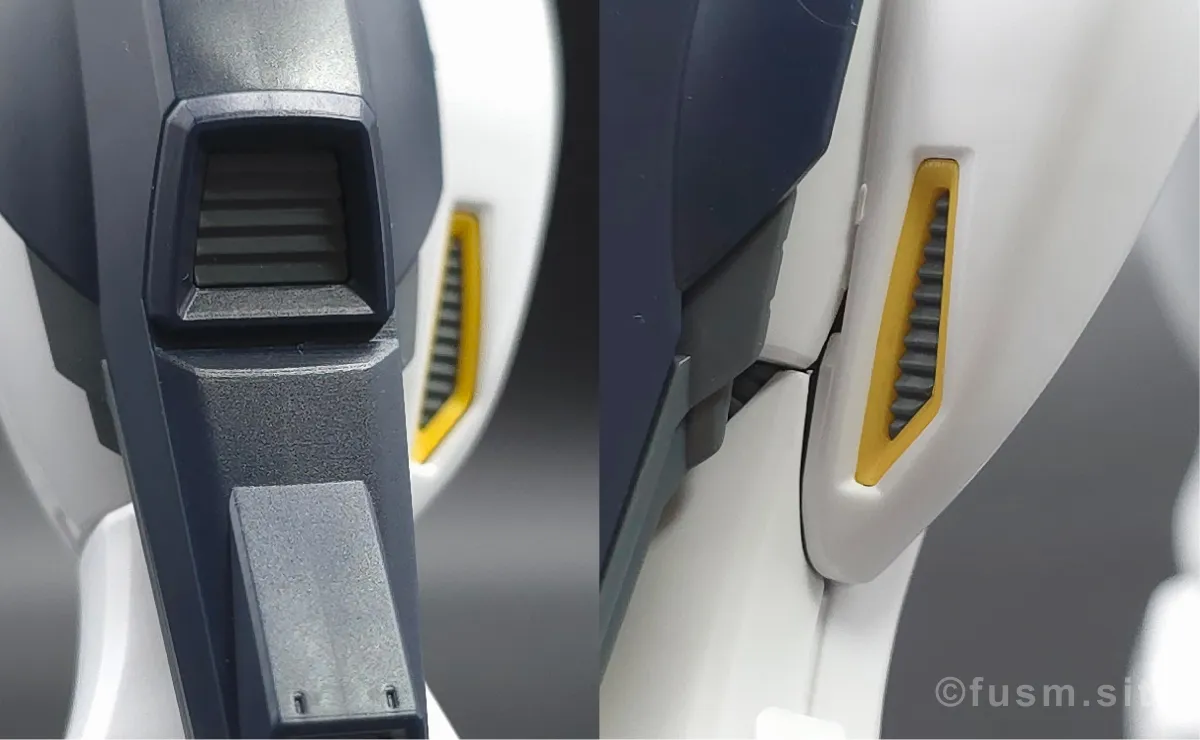 MG ガンダムダブルエックス レビュー 脚部ディテール 03