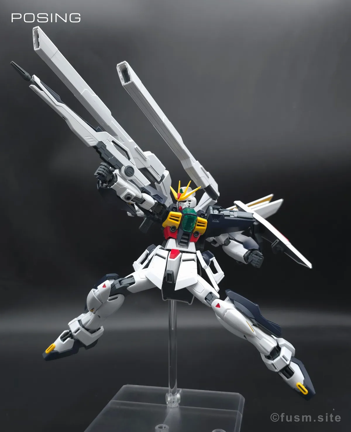 MG ガンダムダブルエックス レビュー ポージング 14