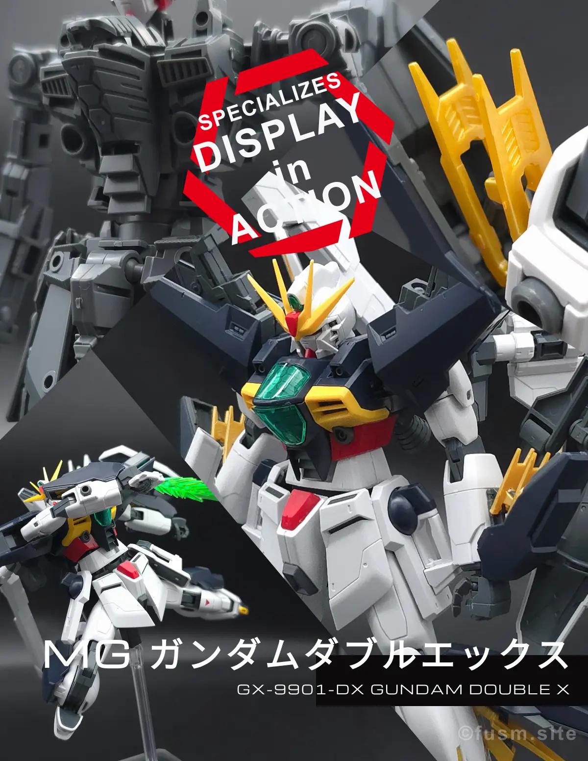 MG ガンダムダブルエックス レビュー コラージュ 01