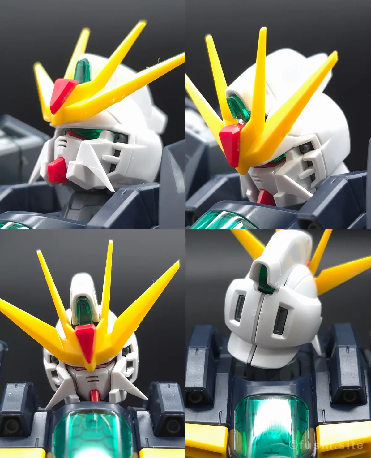 MG ガンダムダブルエックス レビュー 頭部ディテール 可動域 01