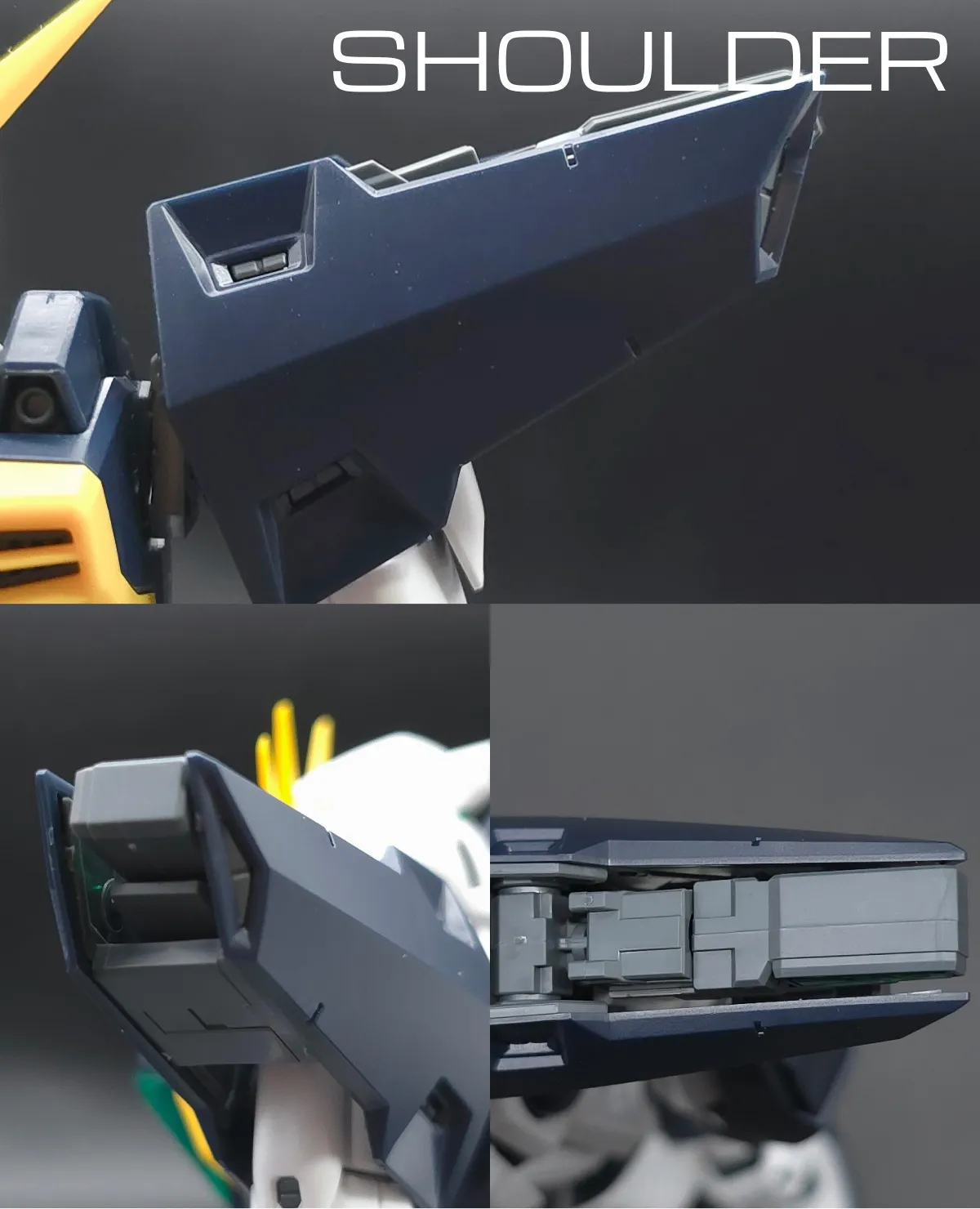 MG ガンダムダブルエックス レビュー 肩ディテール 01