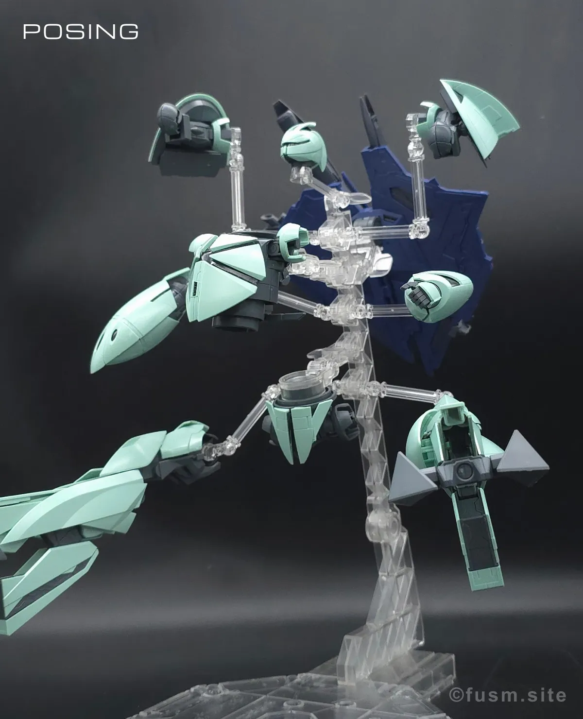 MG Concept-X 6-1-2 ターンX レビュー ポージング 23