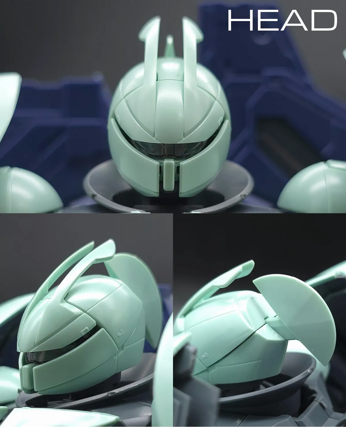 MG Concept-X 6-1-2 ターンX レビュー 頭部ディテール 01