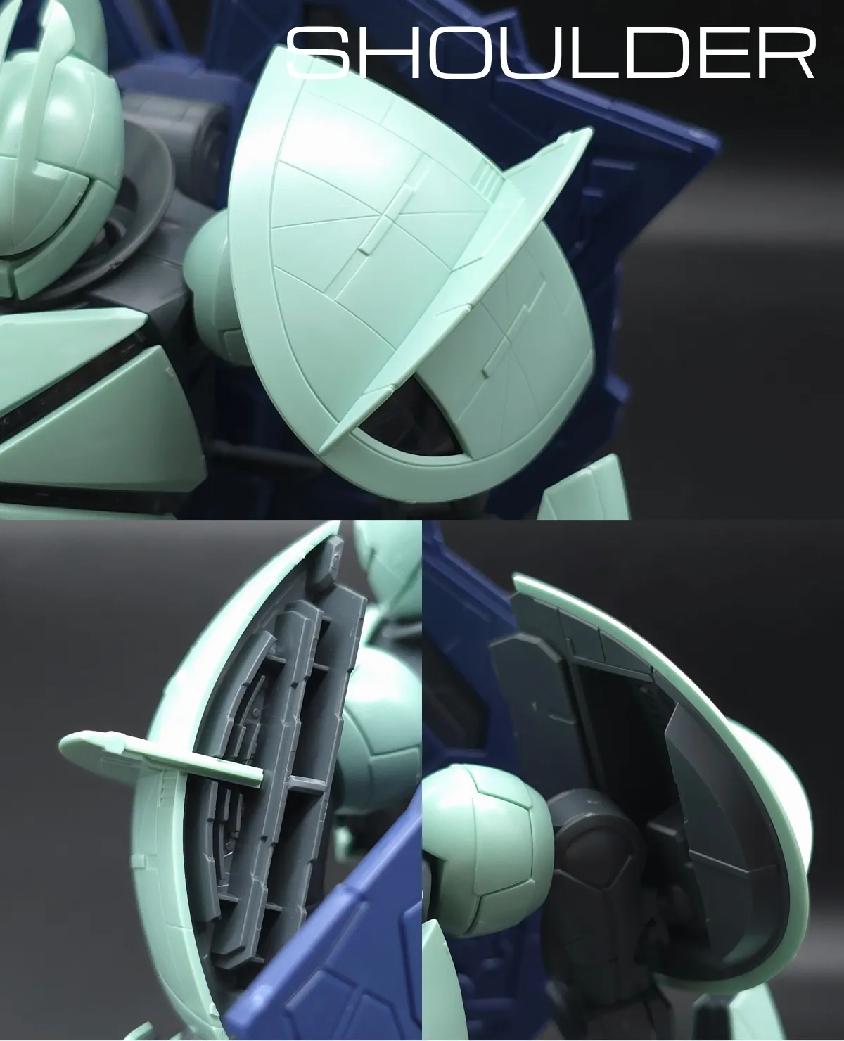 MG Concept-X 6-1-2 ターンX レビュー 肩ディテール 01