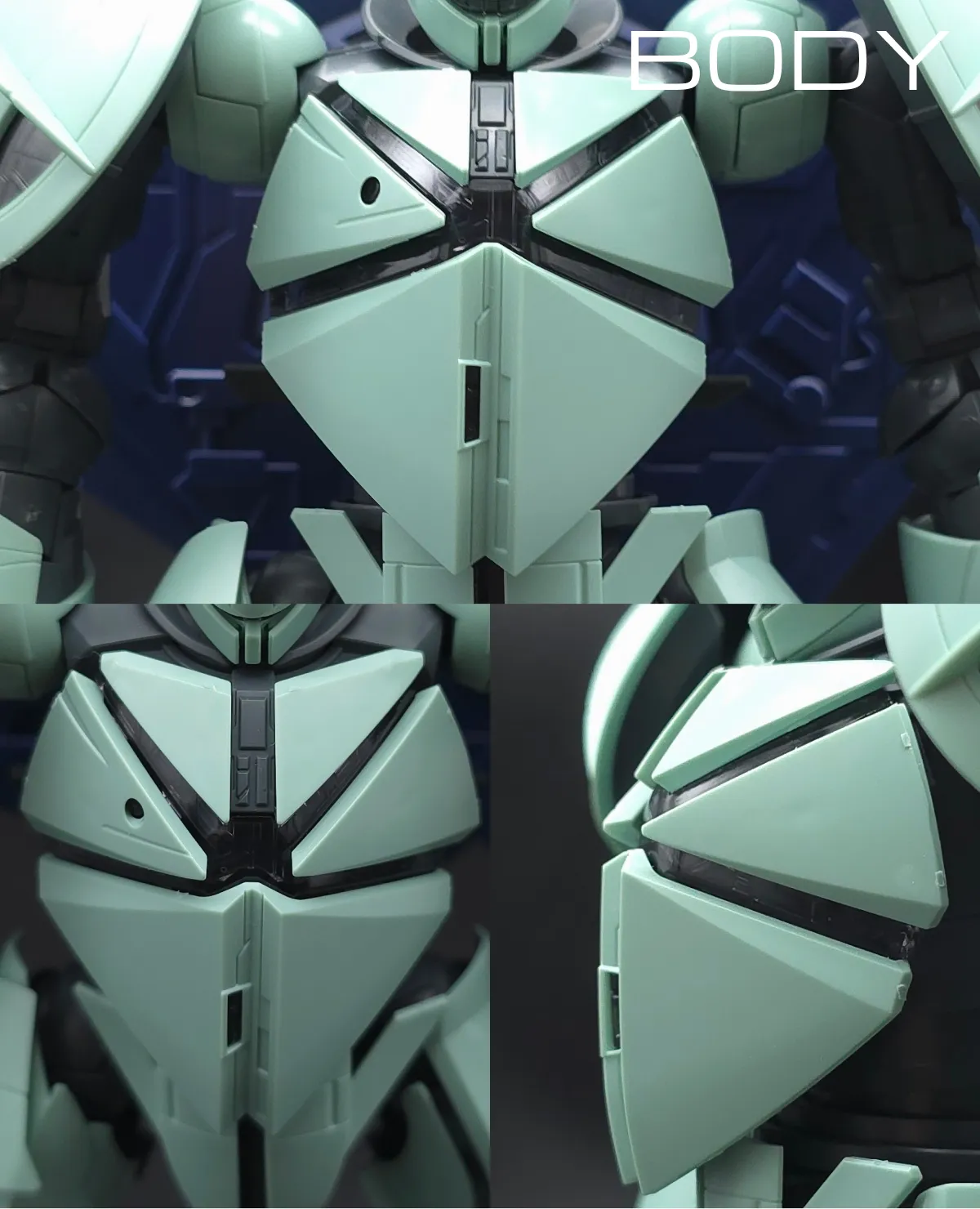 MG Concept-X 6-1-2 ターンX レビュー 胴体ディテール 01