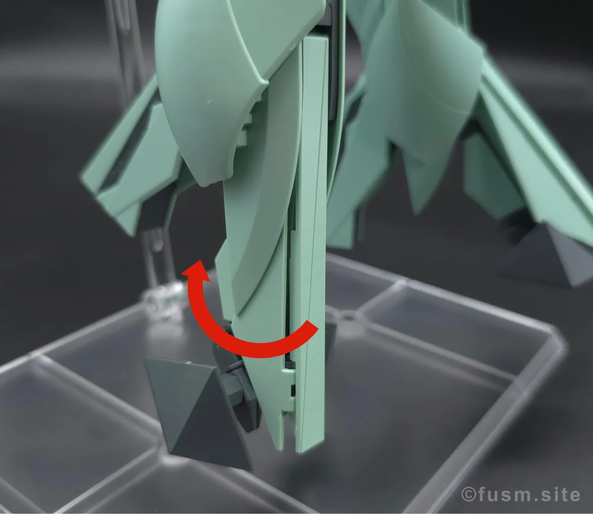 MG Concept-X 6-1-2 ターンX レビュー 脚部ディテール 可動域 04