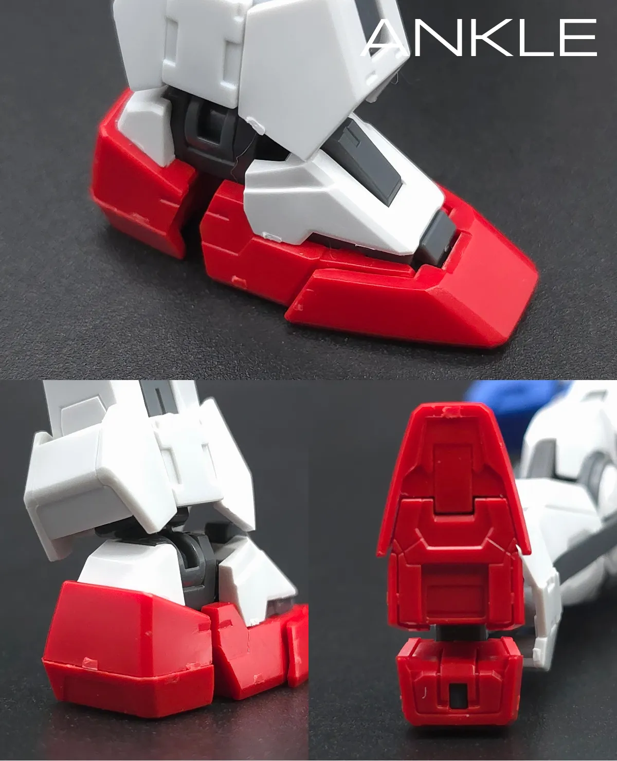 RG GN-0000+GNR-010 ダブルオーライザー レビュー 脚部ディテール 04