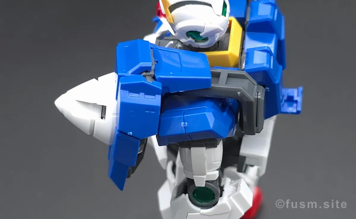 RG GN-0000+GNR-010 ダブルオーライザー レビュー バックパックレビュー 可動域 01