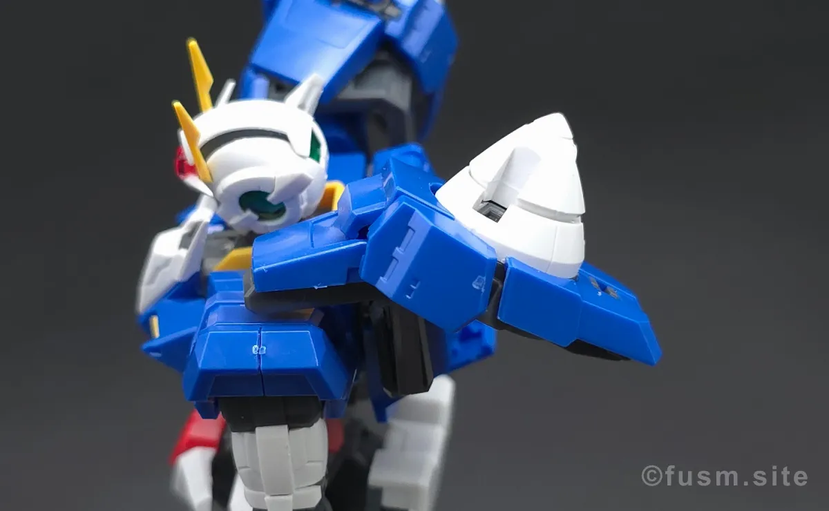 RG GN-0000+GNR-010 ダブルオーライザー レビュー バックパックレビュー 可動域 03