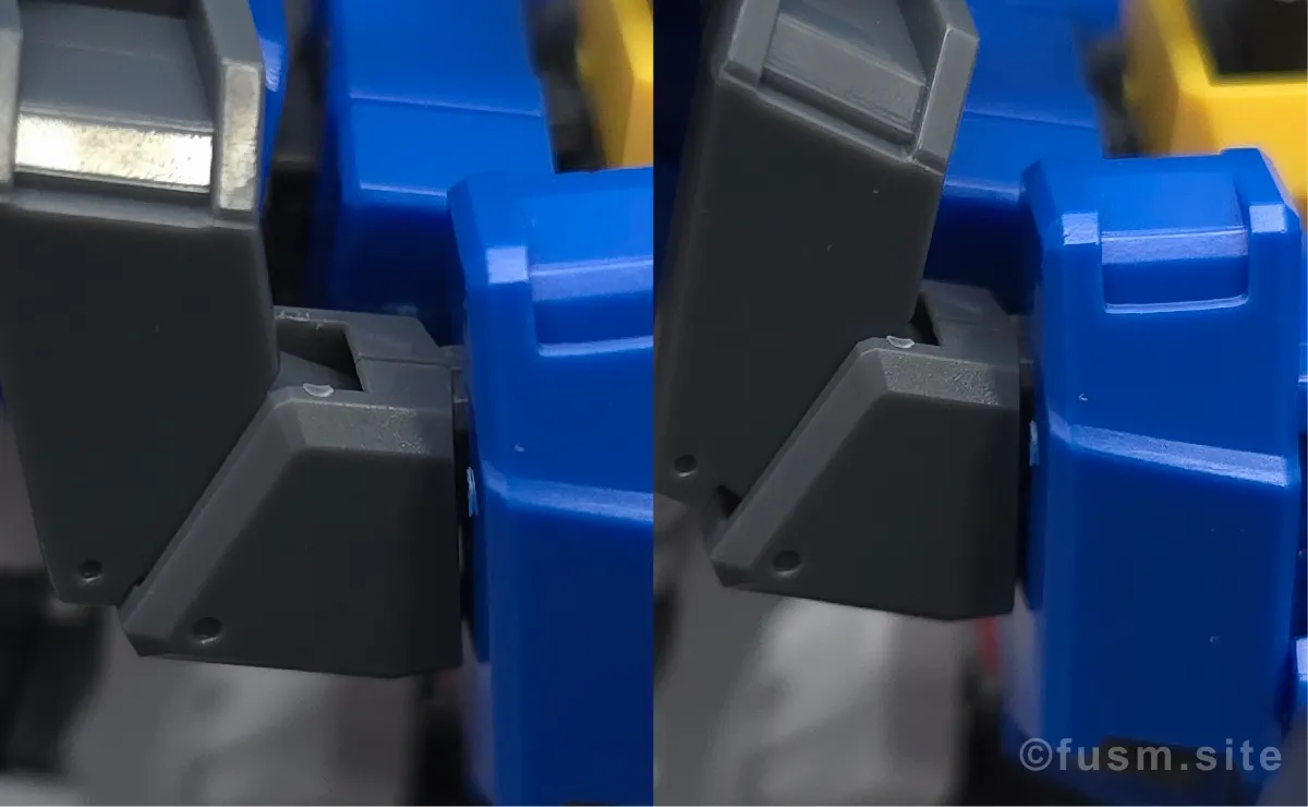 RG GN-0000+GNR-010 ダブルオーライザー レビュー バックパックレビュー 可動域 04