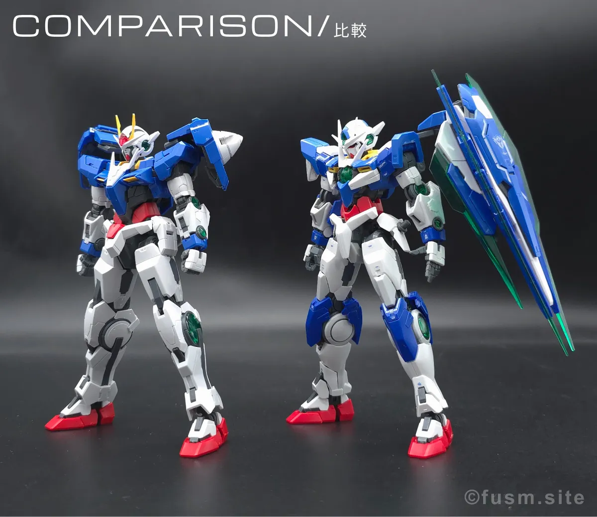 RG GN-0000+GNR-010 ダブルオーライザー レビュー 比較 04