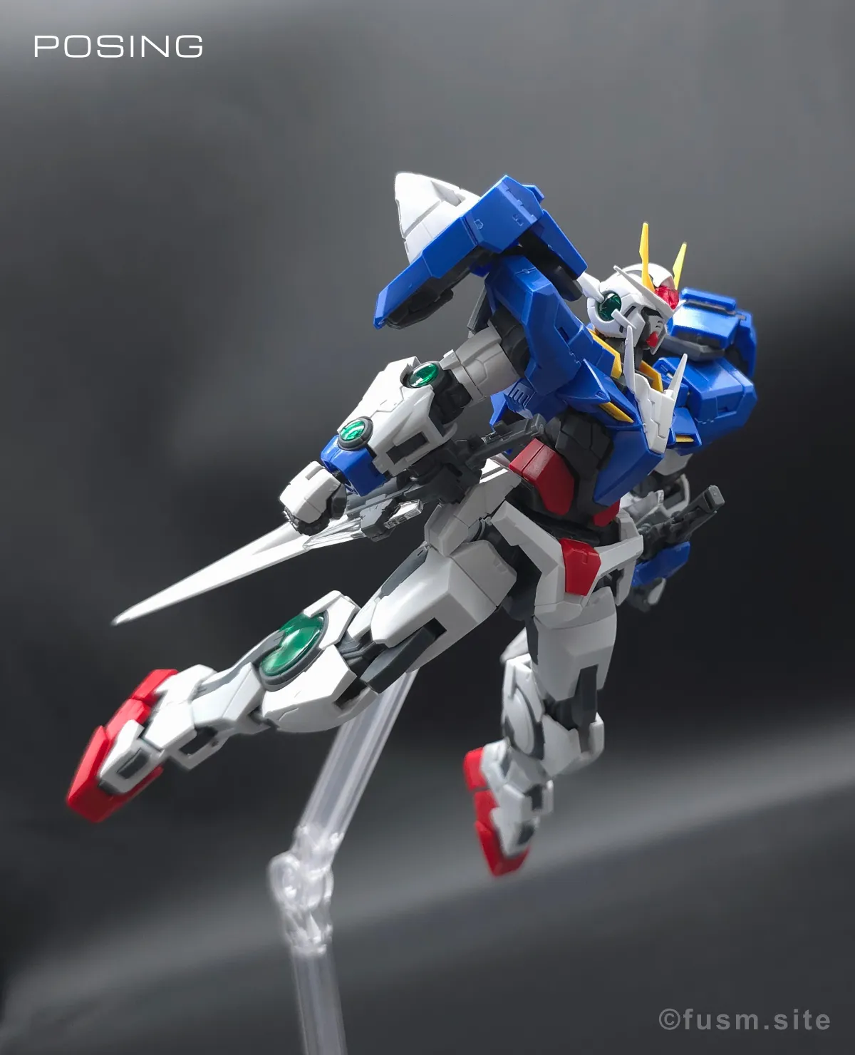 RG GN-0000+GNR-010 ダブルオーライザー レビュー ポージング 01