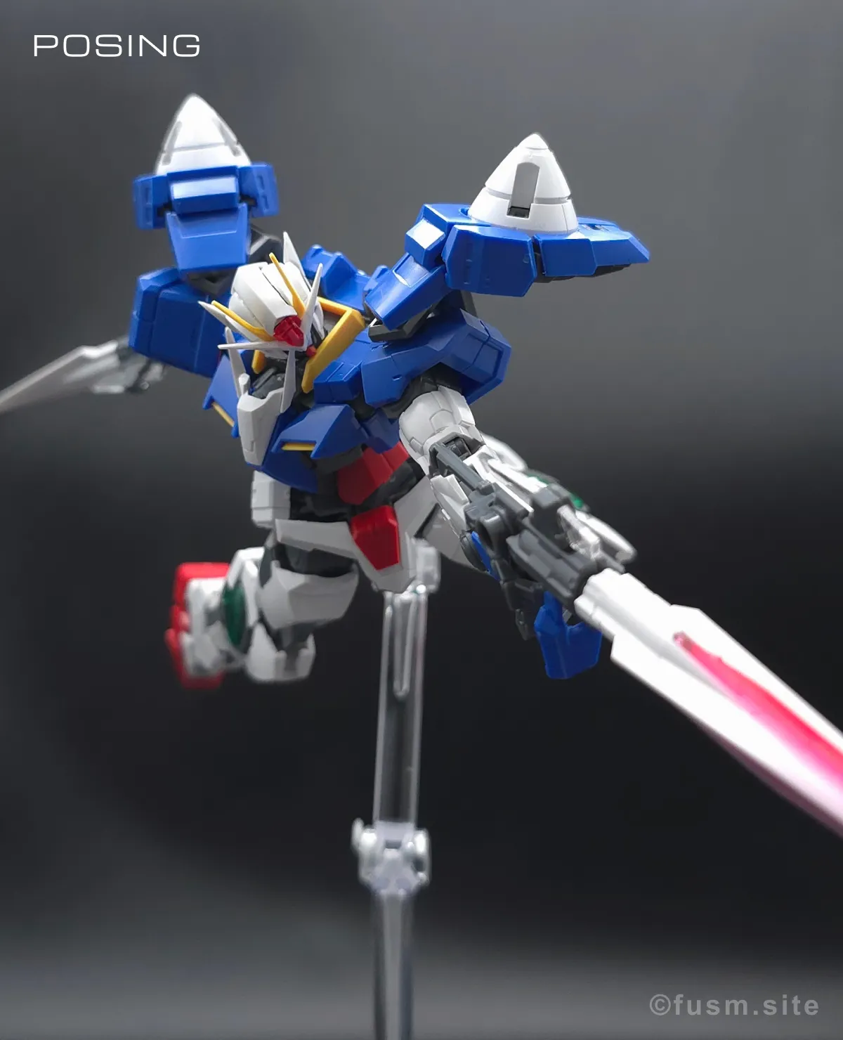 RG GN-0000+GNR-010 ダブルオーライザー レビュー ポージング 05