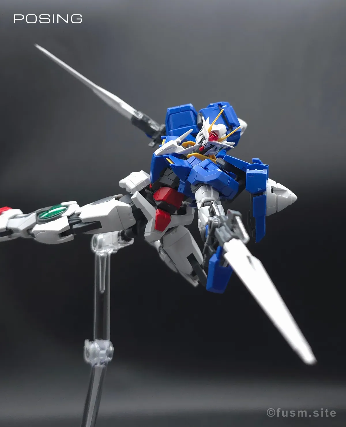 RG GN-0000+GNR-010 ダブルオーライザー レビュー ポージング 07