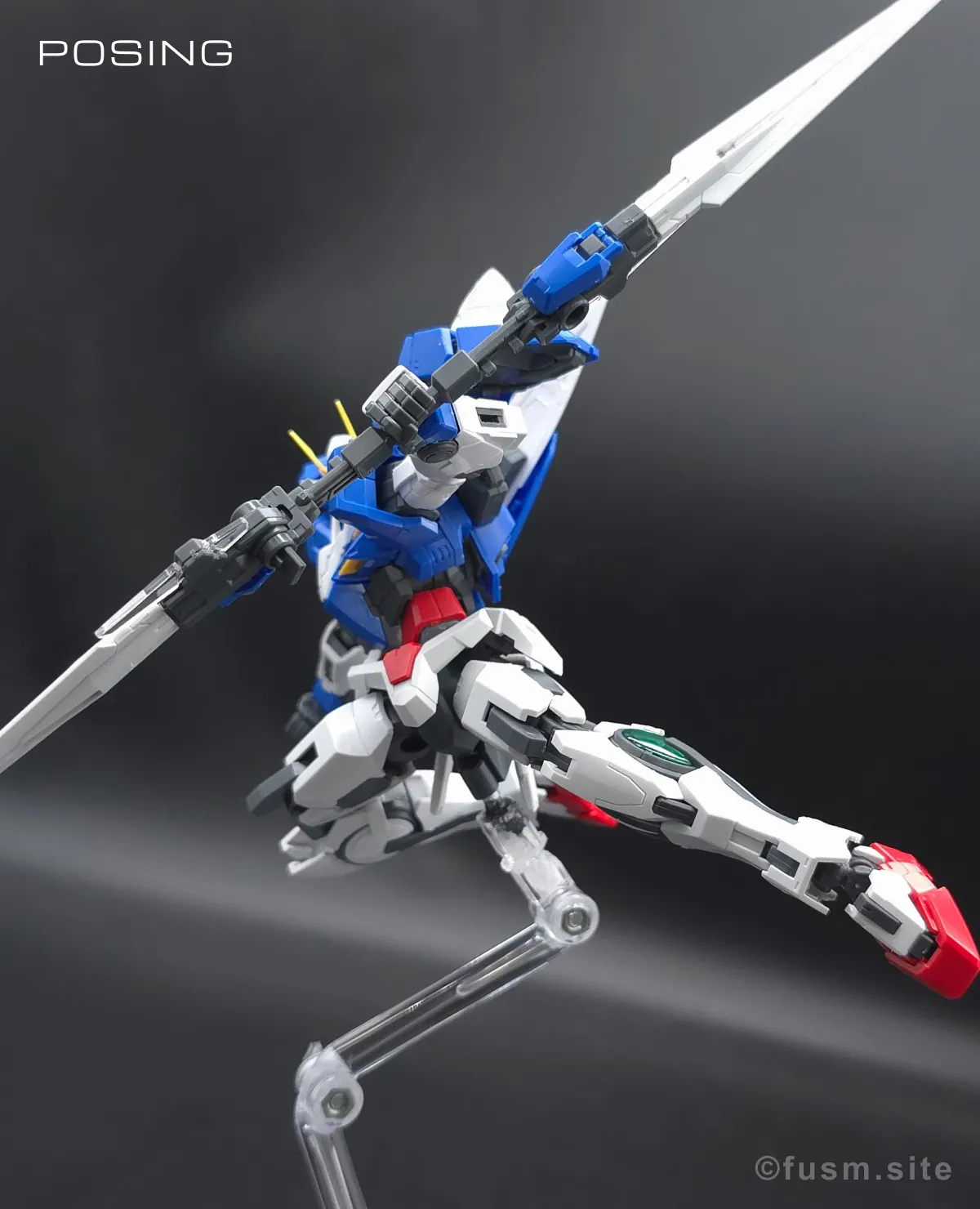 RG GN-0000+GNR-010 ダブルオーライザー レビュー ポージング 10