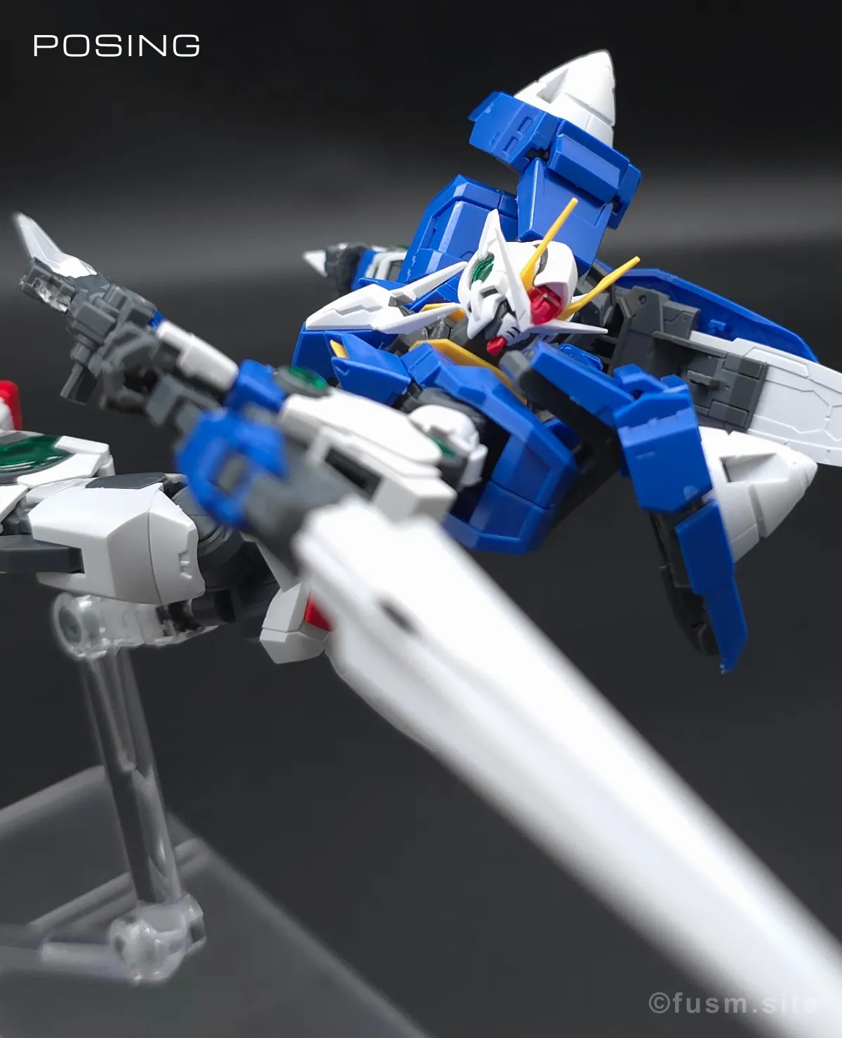 RG GN-0000+GNR-010 ダブルオーライザー レビュー ポージング 11