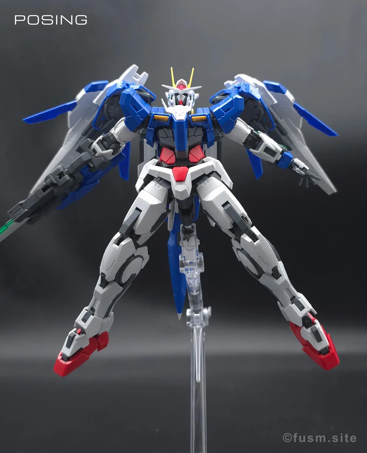 RG GN-0000+GNR-010 ダブルオーライザー レビュー ポージング 15