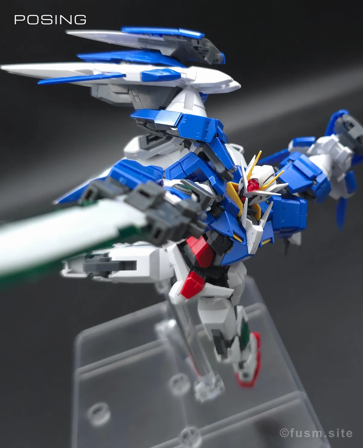 RG GN-0000+GNR-010 ダブルオーライザー レビュー ポージング 20