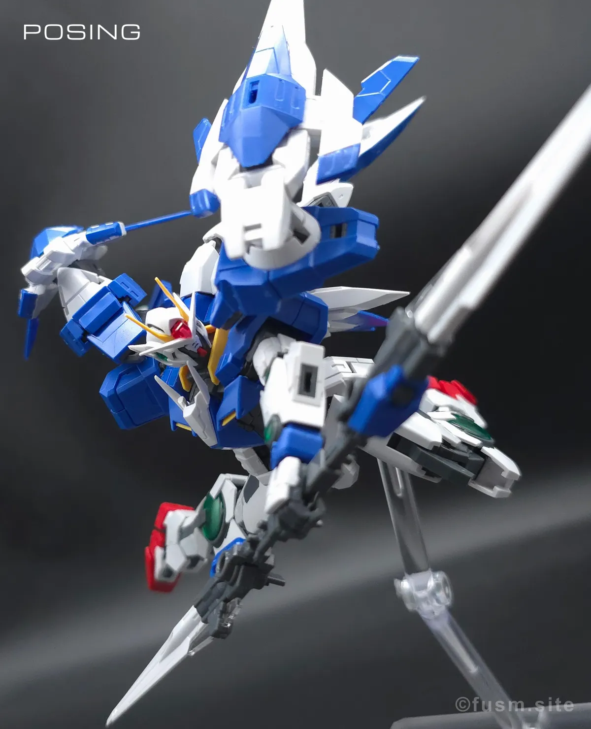 RG GN-0000+GNR-010 ダブルオーライザー レビュー ポージング 22