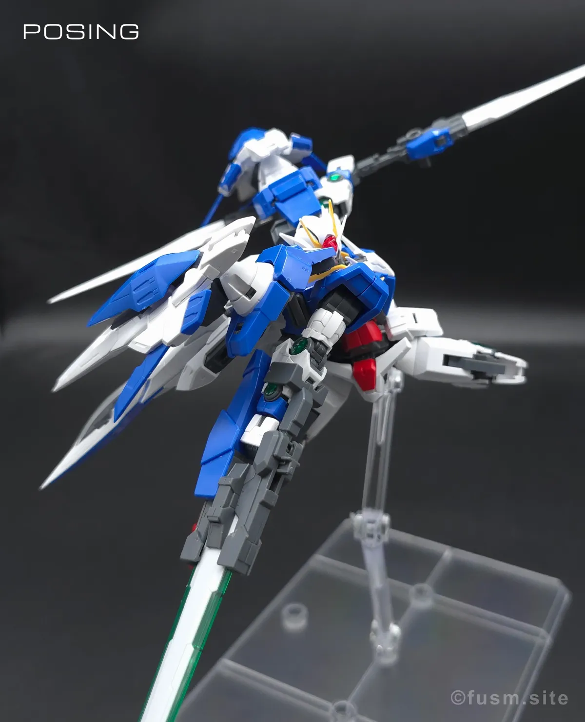 RG GN-0000+GNR-010 ダブルオーライザー レビュー ポージング 23